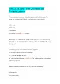NSG 252 Exam 1 with Questions and Verified Answers