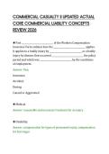 COMMERCIAL CASUALTY II UPDATED ACTUAL&NewLine;CORE COMMERCIAL LIABILITY CONCEPTS&NewLine;REVIEW 2026&NewLine;