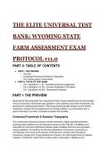 2026&sol;2027 Wyoming State Farm Assessment Exam Prep&colon; The Elite Universal Test Bank &lpar;v11&period;0&rpar; &vert; 20&plus; Grandmaster Q&A with Mentor Analysis