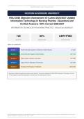 WGU D220 Information Technology in Nursing Practice Objective Assessment V2 Exam Actual Exam 2026&sol;2027 &ndash; Complete Exam-Style Questions &vert; 100&percnt; Verified &ndash; Pass Guaranteed &ndash; A&plus; Graded&NewLine;&NewLine;