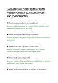 HAWAII NOTARY PUBLIC EXAM 77 EXAM&NewLine;PREPARATION PACK 2026 KEY CONCEPTS&NewLine;AND REVISION NOTES