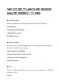 NAFI CFEI FIRE DYNAMICS AND BEHAVIOR &NewLine;ANALYSIS PRACTICE TEST 2026