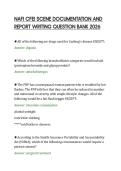 NAFI CFEI SCENE DOCUMENTATION AND &NewLine;REPORT WRITING QUESTION BANK 2026 