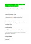 Respiratory Syncytial Virus &lpar;RSV&rpar; Exam with Questions and Answers