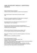 AAAE ACE SECURITY MODULE 1 QUESTIONS & ANSWERS