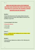 NRNP 6540 MIDTERM EXAM LATEST&sol;NRNP6540 &NewLine;MIDTERM EXAM PREPARATION&sol; NRNP 6540 MIDTERM &NewLine;EXAM PRACTICE QUESTIONS AND ANSWERS &lpar;VERIFIED &NewLine;ANSWERS&rpar;&vert;WALDEN UNIVERSITY