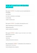 NURS 497 Actual Exam with Questions and Answers