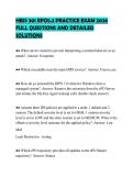 HBSS 301 EPO5&period;3 PRACTICE EXAM 2026&NewLine;FULL QUESTIONS AND DETAILED&NewLine;SOLUTIONS&NewLine;