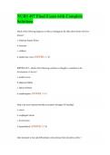 NURS 497 Final Exam with Complete Solutions