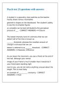 Psych test 2A questions with answers