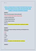 CDW110 EXAM&sol;CDW110 EXAM PREPARATION&sol;CDW110 &NewLine;PRACTICE EXAM ACTUAL EXAM 200 QUESTIONS AND &NewLine;CORRECT DETAILED ANSWERS&vert;AGRADE 