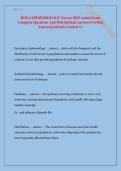 HOSA EPIDEMIOLOGY Newest 2025 Actual Exam &NewLine;Complete Questions And Well Defined Answers&lpar;Verified &NewLine;Answers&rpar;&vert;Already Graded A&plus;