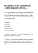 NR 508 EXAM 1 ACTUAL TEST PAPER 2026 &NewLine;QUESTIONS SOLUTIONS GRADED A&plus;