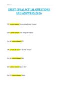 CREST CPSA&vert; ACTUAL QUESTIONS&NewLine;AND ANSWERS 2026