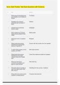 Serve Safe Practice Test Exam Questions with Solutions&period;