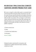 NR 508 EXAM 1 FINAL EXAM 2026 COMPLETE &NewLine;QUESTIONS ANSWERS PREMIUM STUDY GUIDE