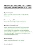 NR 508 EXAM 2 FINAL EXAM 2026 COMPLETE &NewLine;QUESTIONS ANSWERS PREMIUM STUDY GUIDE