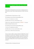 NR328 Week 6 Exam with Questions and Answers