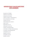 &NewLine;NUR155 EXAM 2 GALEN QUESTIONS WITH ANSWERS&NewLine;