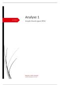 Samenvatting Analyse 1 &plus; tentamenhulp&vert; Radboud Universiteit