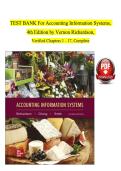 Accounting Information Systems&comma;  &NewLine;4th Edition by Vernon Richardson&comma;  &NewLine;Verified Chapters 1 - 17&comma; Complete 