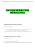 NURS 487 FINAL EXAM QUESTIONS WITH COMPLETE ANSWERS