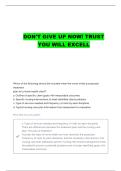 NURS 487 EXAM III QUESTIONS WITH COMPLETE ANSWERS