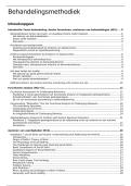 Samenvatting vak Behandelingsmethodiek&lpar; Cijfer&colon; 7&period;5 &lpar;SOW-PWSP050&lowbar;2022&rpar; colleges en artikelen