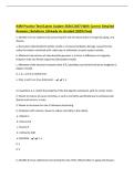 A4M Practice Test &lpar;Latest Update 2026&vert;2027&rpar; With Correct Detailed&NewLine;Answers &vert;Solutions &vert;Already A&plus; Graded &lpar;100&percnt; Pass&rpar;