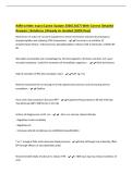 A4M written exam &lpar;Latest Update 2026&vert;2027&rpar; With Correct Detailed&NewLine;Answers &vert;Solutions &vert;Already A&plus; Graded &lpar;100&percnt; Pass&rpar;