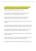 ACS BIOCHEMISTRY EXAM &lpar;Latest Update 2026&vert;2027&rpar; With Correct&NewLine;Detailed Answers &vert;Solutions &vert;Already A&plus; Graded &lpar;100&percnt; Pass&rpar;