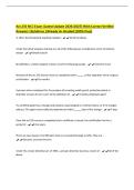 Act 235 NCC Exam &lpar;Latest Update 2026&vert;2027&rpar; With Correct Verified&NewLine;Answers &vert;Solutions &vert;Already A&plus; Graded &lpar;100&percnt; Pass&rpar;