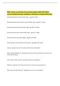 BKAT Critical Care Review Exam &lpar;Latest Update 2026&vert;2027&rpar; With&NewLine;Correct Detailed Answers &vert;Solutions &vert;Already A&plus; Graded &lpar;100&percnt; Pass&rpar;