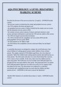AQA Psychology A-Level&colon; Complete Revision Guide 2026 &vert; Model Exam Answers&comma; Research Methods & Advanced Evaluation &vert; Year 1 & 2