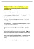 CFI 100&colon; Certifying Officer and Accountable Official &lpar;Latest Update&NewLine;2026&vert;2027&rpar; With Correct Verified Answers &vert;Solutions &vert;Already A&plus;&NewLine;Graded &lpar;100&percnt; Pass&rpar;
