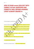 APEA Pharmacology Final Exam &lpar;Latest &NewLine;2026&rpar; with questions and answer graded &NewLine;A&plus;&sol;2026 update&sol;100&percnt; correct 