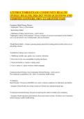 ATI PROCTORED EXAM&colon; COMMUNITY HEALTH &lpar;PUBLIC HEALTH&rpar; 2026-2027 WITH QUESTIONS AND VERIFIED ANSWERS&comma; 100&percnt; GUARANTEE PASS&NewLine;