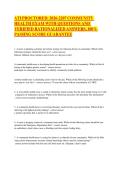 ATI PROCTORED&colon; 2026-2207 COMMUNITY HEALTH EXAM WITH QUESTIONS AND VERIFIED RATIONALIZED ANSWERS&comma; 100&percnt; PASSING SCORE GUARANTEE&NewLine;
