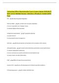Contracting Officer Representative Course &lpar;Latest Update 2026&vert;2027&rpar;&NewLine;With Correct Detailed Answers &vert;Solutions &vert;Already A&plus; Graded &lpar;100&percnt;&NewLine;Pass&rpar;
