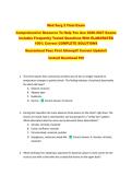 Med Surg 2 Final Exam  &NewLine;Comprehensive Resource To Help You Ace 2026-2027 Exams &NewLine;Includes Frequently Tested Questions With ELABORATED &NewLine;100&percnt; Correct COMPLETE SOLUTIONS &NewLine;Guaranteed Pass First Attempt&excl;&excl; Current Update&excl;&excl; &NewLine;Instant Download Pdf