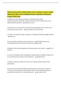 Federal Nursing Home Administrator Exam &vert;Questions &lpar;Latest Update&NewLine;2026&vert;2027&rpar; With Correct Detailed Answers &vert;Solutions &vert;Already A&plus;&NewLine;Graded &lpar;100&percnt; Pass&rpar;&NewLine;