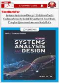 Test Bank for Systems Analysis and Design 12th Edition &lpar;Shelly Cashman Series&rpar; by Scott Tilley&comma; Gary B&period; Shelly & Harry J&period; Rosenblatt &ndash; Complete Questions & Answers Guide