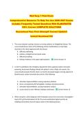 Med Surg 1 Final Exam  &NewLine;Comprehensive Resource To Help You Ace 2026-2027 Exams &NewLine;Includes Frequently Tested Questions With ELABORATED &NewLine;100&percnt; Correct COMPLETE SOLUTIONS &NewLine;Guaranteed Pass First Attempt&excl;&excl; Current Update&excl;&excl; &NewLine;Instant Download Pdf 