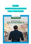 Essentials of Economics 9th Edition by N&period; Gregory Mankiw &ndash; Chapters 1&ndash;24 Test Bank with Practice Questions and Answers