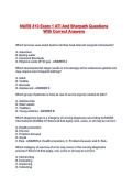NURS 310 Exam 1 ATI And Sherpath Questions With Correct Answers
