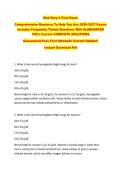 Med Surg 2 Final Exam  &NewLine;Comprehensive Resource To Help You Ace 2026-2027 Exams &NewLine;Includes Frequently Tested Questions With ELABORATED &NewLine;100&percnt; Correct COMPLETE SOLUTIONS &NewLine;Guaranteed Pass First Attempt&excl;&excl; Current Update&excl;&excl; &NewLine;Instant Download Pdf 