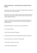 Drug Use and Abuse Exam 4 &ndash; Advanced Practice Test&comma; Study Guide & Review Questions