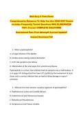 Med Surg 2 Final Exam  &NewLine;Comprehensive Resource To Help You Ace 2026-2027 Exams &NewLine;Includes Frequently Tested Questions With ELABORATED &NewLine;100&percnt; Correct COMPLETE SOLUTIONS &NewLine;Guaranteed Pass First Attempt&excl;&excl; Current Update&excl;&excl; &NewLine;Instant Download Pdf