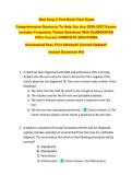 Med Surg 2 Test Bank Final Exam  &NewLine;Comprehensive Resource To Help You Ace 2026-2027 Exams &NewLine;Includes Frequently Tested Questions With ELABORATED &NewLine;100&percnt; Correct COMPLETE SOLUTIONS &NewLine;Guaranteed Pass First Attempt&excl;&excl; Current Update&excl;&excl; &NewLine;Instant Download Pdf 
