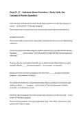 Drug Ch&period; 17 &ndash; Substance Abuse Prevention &vert; Study Guide&comma; Key Concepts & Practice Questions
